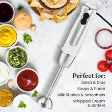 Load image into Gallery viewer, Zulay Kitchen Milk Frother Wand Drink Mixer - Durable Handheld Milk Frother Electric Whisk - Easy-Clean Milk Frother Wand &amp; Mini Blender - Electric Coffee Frother for Frappe, Matcha - Jet Black