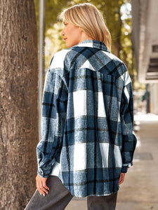 AUTOMET Womens Fall Outfits Fashion Clothes Shackets Flannel Plaid Button Down Long Sleeve Shirts Jackets 2024