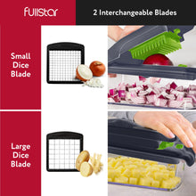 Load image into Gallery viewer, Fullstar Vegetable Chopper - Food Chopper - Onion Chopper - Vegetable Slicer &amp; Spiralizer - Veggie Chopper with Container - Kitchen Gadgets - Home Essentials - Kitchen Accessories