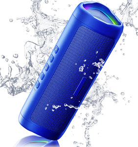 Bluetooth Speaker with HD Sound, Portable Wireless, IPX5 Waterproof, Up to 24H Playtime, TWS Pairing, BT5.3, for Home/Party/Outdoor/Beach, Electronic Gadgets, Birthday Gift