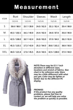 Load image into Gallery viewer, Women Faux Suede Leather Jacket Fall and Winter Fashion Trench Long Cardigan Belted Coat with Detachable Fur Collar