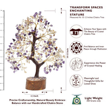 Load image into Gallery viewer, Seven Chakra Tree of Life - Crystal Tree - Artificial Bonsai Tree, Spiritual Decor, Crystals and Gemstones, Crystal Tree for Positive Energy - Feng Shui Tree, Reiki Gifts