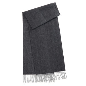 Men's Winter Scarf Warm Long Plaid Classic Tassel Scarf for Women