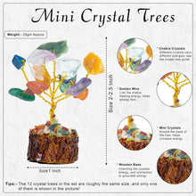 Load image into Gallery viewer, Seven Chakra Crystal Tree, A Gift for Men and Women, Crystal Tree of Life