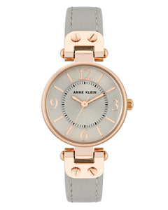 Anne Klein Women's Leather Strap Watch