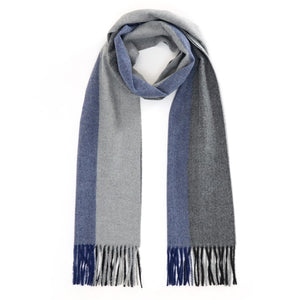 Men's Winter Scarf Warm Long Plaid Classic Tassel Scarf for Women