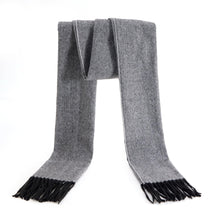 Load image into Gallery viewer, Men&#39;s Winter Scarf Warm Long Plaid Classic Tassel Scarf for Women