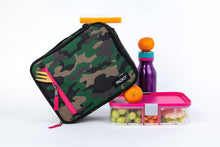 Load image into Gallery viewer, PackIt Freezable Classic Lunch Box, Black, Built with EcoFreeze® Technology, Collapsible, Reusable, Zip Closure With Zip Front Pocket and Buckle Handle, Designed for Fresh Lunches