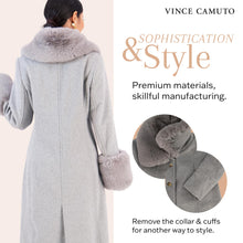 Load image into Gallery viewer, Vince Camuto Winter Coats, Women Single-Breasted Fur Collar Cuffed Womens Jacket