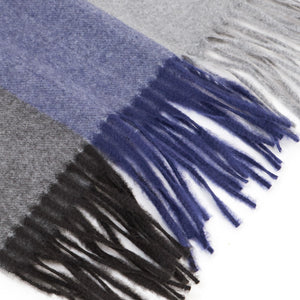 Men's Winter Scarf Warm Long Plaid Classic Tassel Scarf for Women