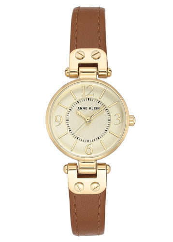 Anne Klein Women's Leather Strap Watch