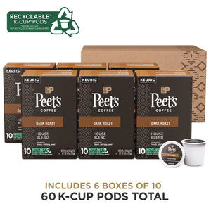 Peet's Coffee, Dark Roast K-Cup Pods for Keurig Brewers - Major Dickason's Blend