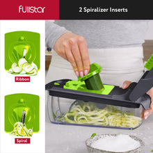 Load image into Gallery viewer, Fullstar Vegetable Chopper - Food Chopper - Onion Chopper - Vegetable Slicer &amp; Spiralizer - Veggie Chopper with Container - Kitchen Gadgets - Home Essentials - Kitchen Accessories