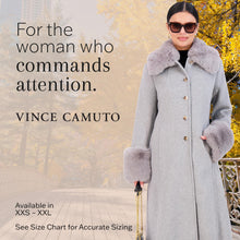 Load image into Gallery viewer, Vince Camuto Winter Coats, Women Single-Breasted Fur Collar Cuffed Womens Jacket