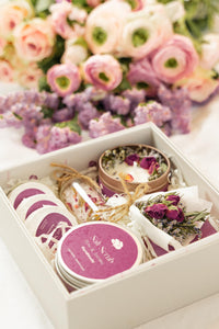 Orchid & Jasmine Spa Gift Set for Women – Luxurious Spa Gift Baskets for Her