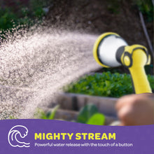 Load image into Gallery viewer, Hose Nozzle Heavy Duty Hose Sprayer With 10 Adjustable Watering Patterns. Thumb Control Design, Comfortable Ergonomic Grip, Garden Hose Nozzle for Watering Plants &amp; Lawns/Fun showers/Cleaning