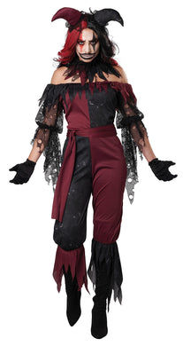 Psycho Jester Costume for Women, Halloween Costumes, Fancy Dress for Women