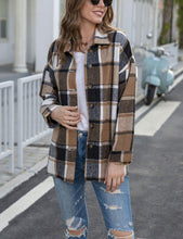 Load image into Gallery viewer, AUTOMET Womens Fall Outfits Fashion Clothes Shackets Flannel Plaid Button Down Long Sleeve Shirts Jackets 2024