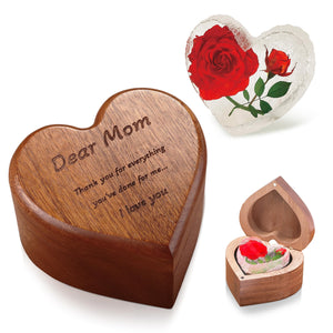 Preserved Red Real Rose Valentines Day Gifts for Her, Romantic Valentines Day Gift in 6 Styles