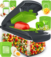 Load image into Gallery viewer, Fullstar Vegetable Chopper - Food Chopper - Onion Chopper - Vegetable Slicer &amp; Spiralizer - Veggie Chopper with Container - Kitchen Gadgets - Home Essentials - Kitchen Accessories