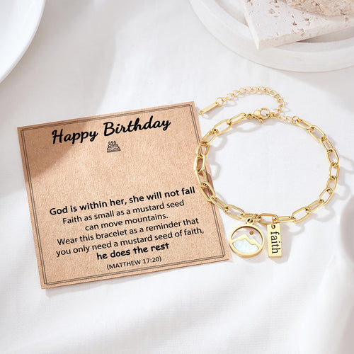 Birthday Bracelets Gifts for Teen Gilrs, Sweet Gifts for Teenage Girl 12-14 14-16 16-18