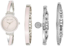 Load image into Gallery viewer, Anne Klein Women&#39;s Premium Crystal Accented Bangle Watch Set