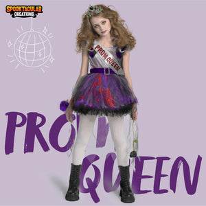 Spooktacular Creations Zombie Prom Queen Costume for Girls, Halloween Costumes for Kids, Zombie Princess Costume