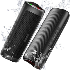 Bluetooth Speaker with HD Sound, Portable Wireless, IPX5 Waterproof, Up to 24H Playtime, TWS Pairing, BT5.3, for Home/Party/Outdoor/Beach, Electronic Gadgets, Birthday Gift