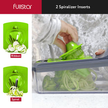 Load image into Gallery viewer, Fullstar Vegetable Chopper - Food Chopper - Onion Chopper - Vegetable Slicer &amp; Spiralizer - Veggie Chopper with Container - Kitchen Gadgets - Home Essentials - Kitchen Accessories