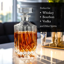 Load image into Gallery viewer, Elegant Design Whiskey Decanter Globe Set for Men with 4 Glasses, The Best Gift For Him, Valentine&#39;s Day Gift