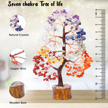 Load image into Gallery viewer, Seven Chakra Crystal Tree, A Gift for Men and Women, Crystal Tree of Life