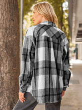 Load image into Gallery viewer, AUTOMET Womens Fall Outfits Fashion Clothes Shackets Flannel Plaid Button Down Long Sleeve Shirts Jackets 2024