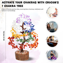 Load image into Gallery viewer, Seven Chakra Crystal Tree, A Gift for Men and Women, Crystal Tree of Life