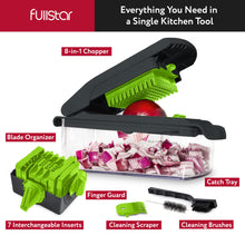 Load image into Gallery viewer, Fullstar Vegetable Chopper - Food Chopper - Onion Chopper - Vegetable Slicer &amp; Spiralizer - Veggie Chopper with Container - Kitchen Gadgets - Home Essentials - Kitchen Accessories