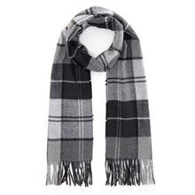 Load image into Gallery viewer, Men&#39;s Winter Scarf Warm Long Plaid Classic Tassel Scarf for Women