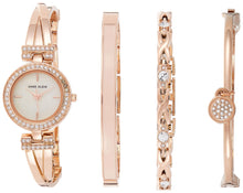 Load image into Gallery viewer, Anne Klein Women&#39;s Premium Crystal Accented Bangle Watch and Bracelet Set, AK/2238