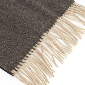 Men's Winter Scarf Warm Long Plaid Classic Tassel Scarf for Women