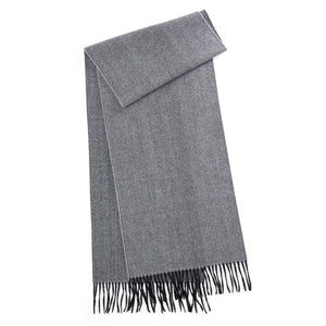 Men's Winter Scarf Warm Long Plaid Classic Tassel Scarf for Women