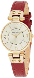 Anne Klein Women's Leather Strap Watch