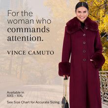 Load image into Gallery viewer, Vince Camuto Winter Coats, Women Single-Breasted Fur Collar Cuffed Womens Jacket