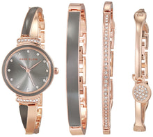 Load image into Gallery viewer, Anne Klein Women&#39;s Premium Crystal Accented Bangle Watch Set