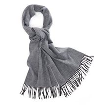 Load image into Gallery viewer, Men&#39;s Winter Scarf Warm Long Plaid Classic Tassel Scarf for Women