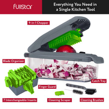 Load image into Gallery viewer, Fullstar Vegetable Chopper - Food Chopper - Onion Chopper - Vegetable Slicer &amp; Spiralizer - Veggie Chopper with Container - Kitchen Gadgets - Home Essentials - Kitchen Accessories