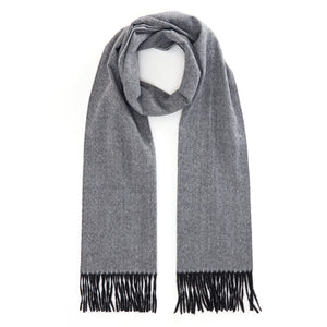 Men's Winter Scarf Warm Long Plaid Classic Tassel Scarf for Women