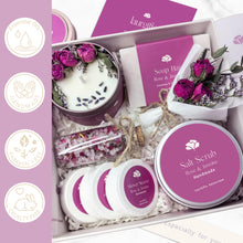 Load image into Gallery viewer, Orchid &amp; Jasmine Spa Gift Set for Women – Luxurious Spa Gift Baskets for Her