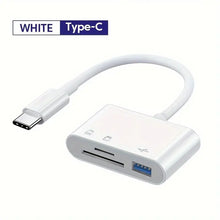 Load image into Gallery viewer, 3-in-1 USB-C Card Reader - OTG SD/TF Memory Converter for iPad Pro, MacBook &amp; Other Devices