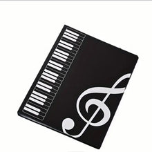 Load image into Gallery viewer, A4 Size 40-Pocket Plastic Music Sheet File Folder - Perfect for Document Storage