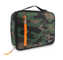 Load image into Gallery viewer, PackIt Freezable Classic Lunch Box, Black, Built with EcoFreeze® Technology, Collapsible, Reusable, Zip Closure With Zip Front Pocket and Buckle Handle, Designed for Fresh Lunches