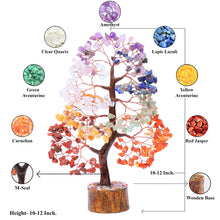 Load image into Gallery viewer, Seven Chakra Crystal Tree, A Gift for Men and Women, Crystal Tree of Life