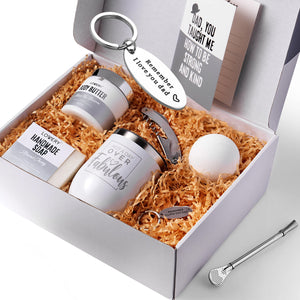 Beard Grooming Kit, Valentines Gifts for Men with Beard Oil, Balm, Wash, Brush, Comb & More